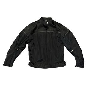 Victory Motorcycles Womens Black Mesh Motorcycle Padded Riding Jacket XL